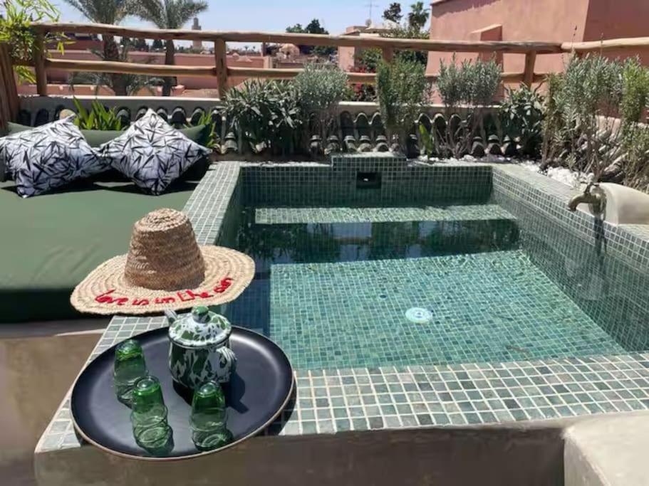 Riad Ptit Kech, Bassin Terrasse - Petits Dejeuners Marrakesch Exterior foto